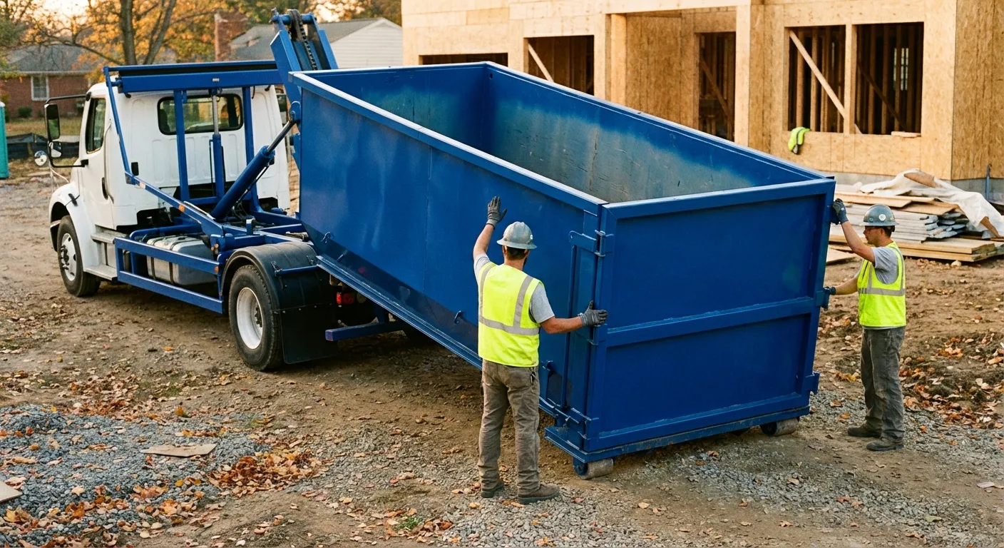 Construction dumpster delivery and waste management in Laredo, TX